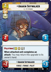 Anakin Skywalker - I'll Try Spinning (Hyperspace Foil) (931) - Jump to Lightspeed Foil