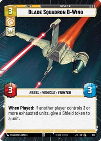 Blade Squadron B-Wing (Hyperspace Foil) (933) - Jump to Lightspeed Foil