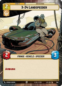 X-34 Landspeeder (Hyperspace Foil) (948) - Jump to Lightspeed Foil
