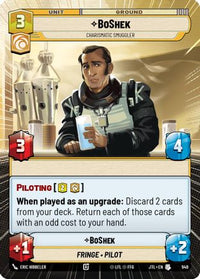 BoShek - Charismatic Smuggler (Hyperspace Foil) (949) - Jump to Lightspeed Foil