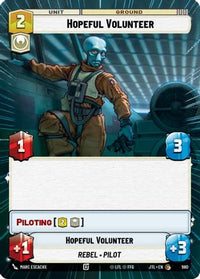 Hopeful Volunteer (Hyperspace Foil) (980) - Jump to Lightspeed Foil