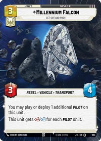 Millennium Falcon - Get Out And Push (Hyperspace Foil) (983) - Jump to Lightspeed Foil