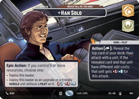 Han Solo - Never Tell Me the Odds (Showcase) (1013) - Jump to Lightspeed Foil