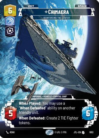 Chimaera - Reinforcing the Center (Prestige Foil) (1053) - Jump to Lightspeed Foil