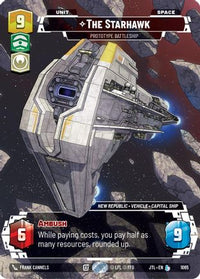 The Starhawk - Prototype Battleship (Prestige Foil) (1065) - Jump to Lightspeed Foil