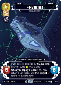 Invincible - Naval Adversary (Prestige Foil) (1076) - Jump to Lightspeed Foil