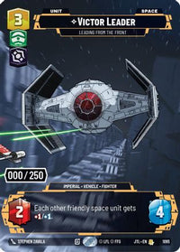 Victor Leader - Leading from the Front (Serialized) (1095) - Jump to Lightspeed Foil