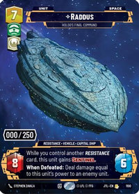 Raddus - Holdo's Final Command (Serialized) (1100) - Jump to Lightspeed Foil