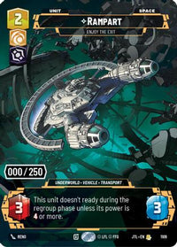 Rampart - Enjoy the Exit (Serialized) (1109) - Jump to Lightspeed Foil