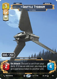 Shuttle Tydirium - Fly Casual (Serialized) (1114) - Jump to Lightspeed Foil