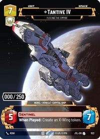 Tantive IV - Fleeing the Empire (Serialized) (1122) - Jump to Lightspeed Foil