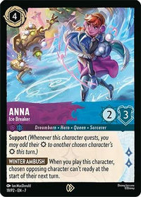 Anna - Ice Breaker (19) Cold Foil - Disney Lorcana Promo Cards