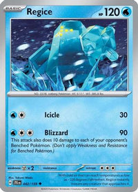 Regice 042  SV09 Journey Together - Uncommon