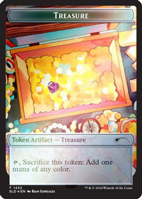 Treasure Token (1432) (Rainbow Foil) [Secret Lair Drop Series]