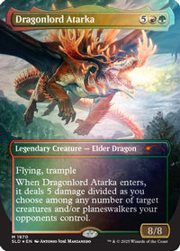 Dragonlord Atarka (Rainbow Foil) [Secret Lair Drop Series]