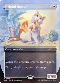 Helpful Hunter (0895) (Rainbow Foil) -  Foil (SLD-895) - Secret Lair Drop Series