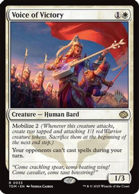 Voice of Victory (PPTDM-033) - Promo Pack: Tarkir: Dragonstorm Foil