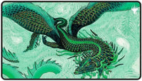 Tarkir: Dragonstorm Black Stitched Playmat for Magic: The Gathering - Teval - Sultai - Ultra Pro Playmats