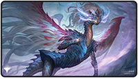 Tarkir: Dragonstorm Black Stitched Playmat for Magic: The Gathering - Shiko- Jeskai - Ultra Pro Playmats