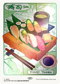 Food Token (2012) (Rainbow Foil) -  Foil (SLD-2012) - Secret Lair Drop Series