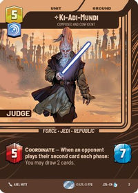 Ki-Adi-Mundi - Composed and Confident (2) - Judge Promos Foil