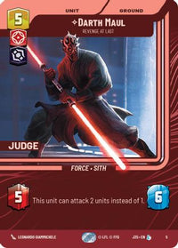Darth Maul - Revenge at Last (5) - Judge Promos Foil