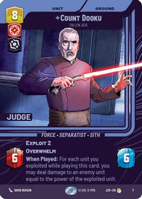 Count Dooku - Fallen Jedi (7) - Judge Promos Foil