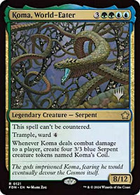 Koma, World-Eater (PPDFT-121) - Promo Pack: Aetherdrift Foil