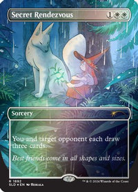 Secret Rendezvous (1892) (Rainbow Foil) -  Foil (SLD-1892) - Secret Lair Drop Series