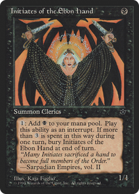 Initiates of the Ebon Hand (Kaja Foglio) [Fallen Empires]