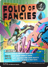Folio of Fancies (Rainbow Foil) -  Foil (SLD-2072) - Secret Lair Drop Series