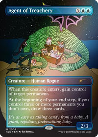 Agent of Treachery (Rainbow Foil) -  Foil (SLD-2005) - Secret Lair Drop Series