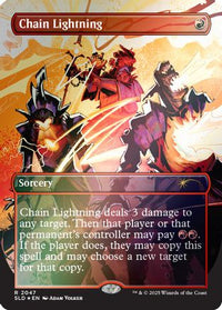 Chain Lightning (2047) (Rainbow Foil) -  Foil (SLD-2047) - Secret Lair Drop Series