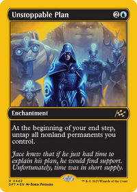 Unstoppable Plan - : (enchantment) Foil (DFT-442) - Aetherdrift