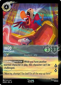 Iago - Out of Reach (8) Holofoil - Disney Lorcana Promo Cards