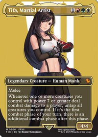 Tifa, Martial Artist (Borderless) -  (FIC-206) - Commander: FINAL FANTASY