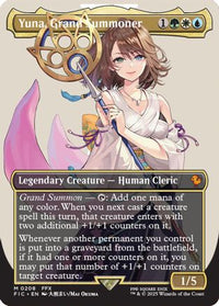 Yuna, Grand Summoner (Borderless) -  (FIC-208) - Commander: FINAL FANTASY