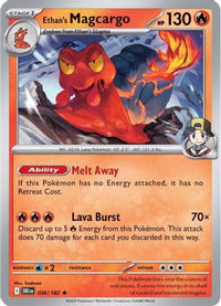 Ethan's Magcargo 036  - Holofoil SV10 Destined Rivals - Rare