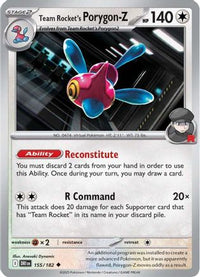 Team Rocket's Porygon-Z 155  SV10 Destined Rivals - Uncommon