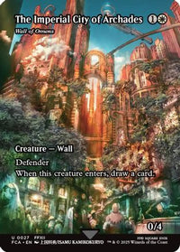 The Imperial City of Archades - Wall of Omens (Showcase) -  (FCA-027) - FINAL FANTASY: Through the Ages
