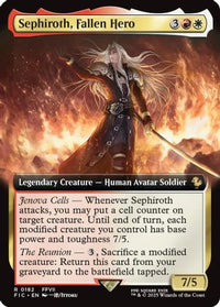 Sephiroth, Fallen Hero (Extended Art) -  (FIC-182) - Commander: FINAL FANTASY