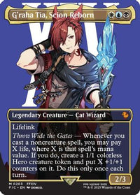 G'raha Tia, Scion Reborn (Borderless) -  Foil (FIC-203) - Commander: FINAL FANTASY