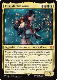 Tifa, Martial Artist (Surge Foil) -  Foil (FIC-225) - Commander: FINAL FANTASY