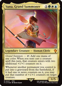 Yuna, Grand Summoner (Surge Foil) -  Foil (FIC-227) - Commander: FINAL FANTASY