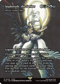 Sephiroth, the Savior - Atraxa, Grand Unifier (Showcase) -  (FCA-049) - FINAL FANTASY: Through the Ages