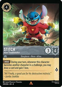 Stitch - Alien Troublemaker (200/204) Cold Foil - Reign of Jafar