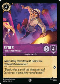 Ryder - Fleet-Footed Infiltrator (56/204) Cold Foil - Reign of Jafar