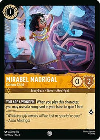 Mirabel Madrigal - Curious Child (10/204) Cold Foil - Reign of Jafar