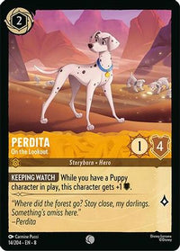 Perdita - On the Lookout (14/204) Cold Foil - Reign of Jafar