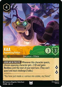 Kaa - Hypnotizing Python (21/204) Cold Foil - Reign of Jafar